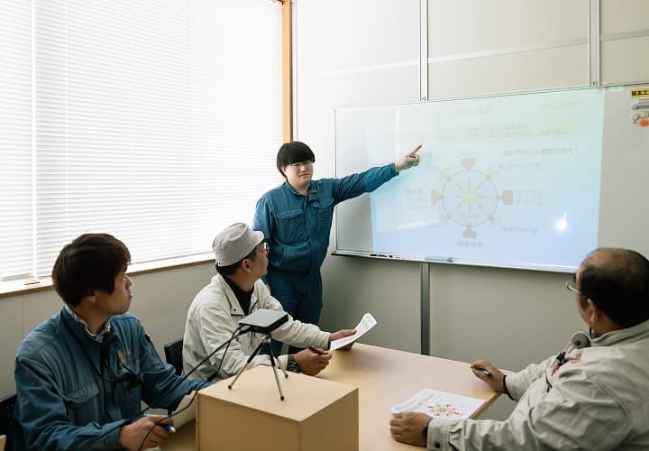 仕事の様子