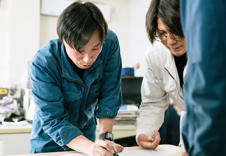 仕事の様子